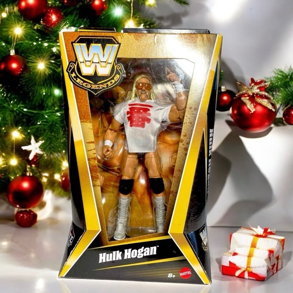 Mattel Other - Hulk Hogan Action Figure WWE ELITE COLLECTION LEGENDS SERIES 22 MATTEL 2023 NIB!